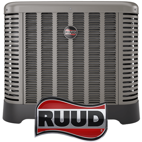 Ruud central air conditioning condenser unit